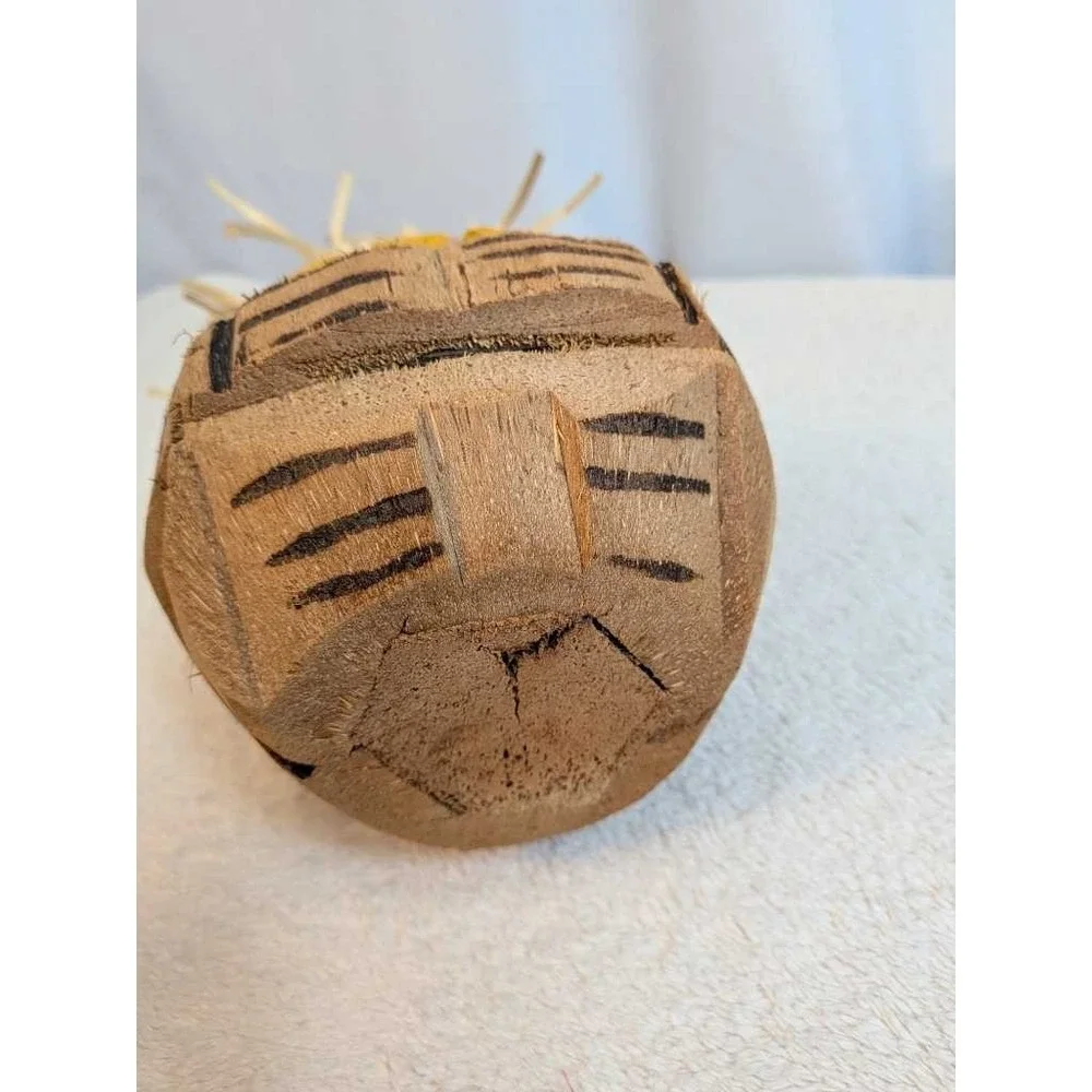 Hand Crafted Coconut‎ Monkey Straw Hat Cocoa Beach Florida Souvenir Decor